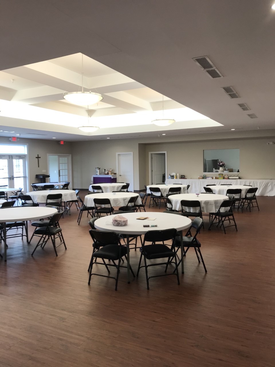 Interior of the hall with seating capacity for 150